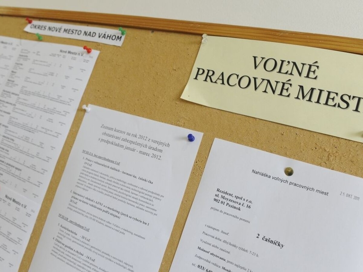 úrad práce práca nezamestnanosť 1140 (TASR)